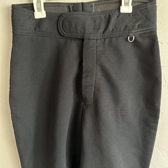 Schoeller Women's Black Swimfans Wool‎ Blend Stirrup Ski Pants Size 10 - Picture 4 of 10